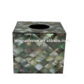 Black MOP shell tissue box acrylic tissue box